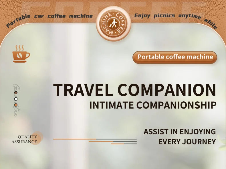 Electric Portable Coffee Maker Capsule Grind-and-Brew Compatible with Ground Coffee K-Cup Pods Single Cup Coffee Maker