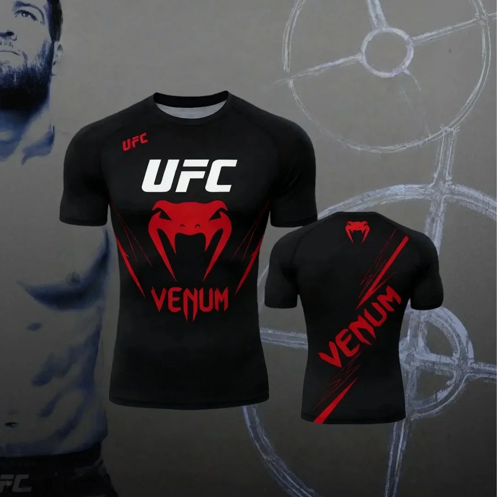 Remera Deportiva Hombre - Secado Rápido Estilo UFC