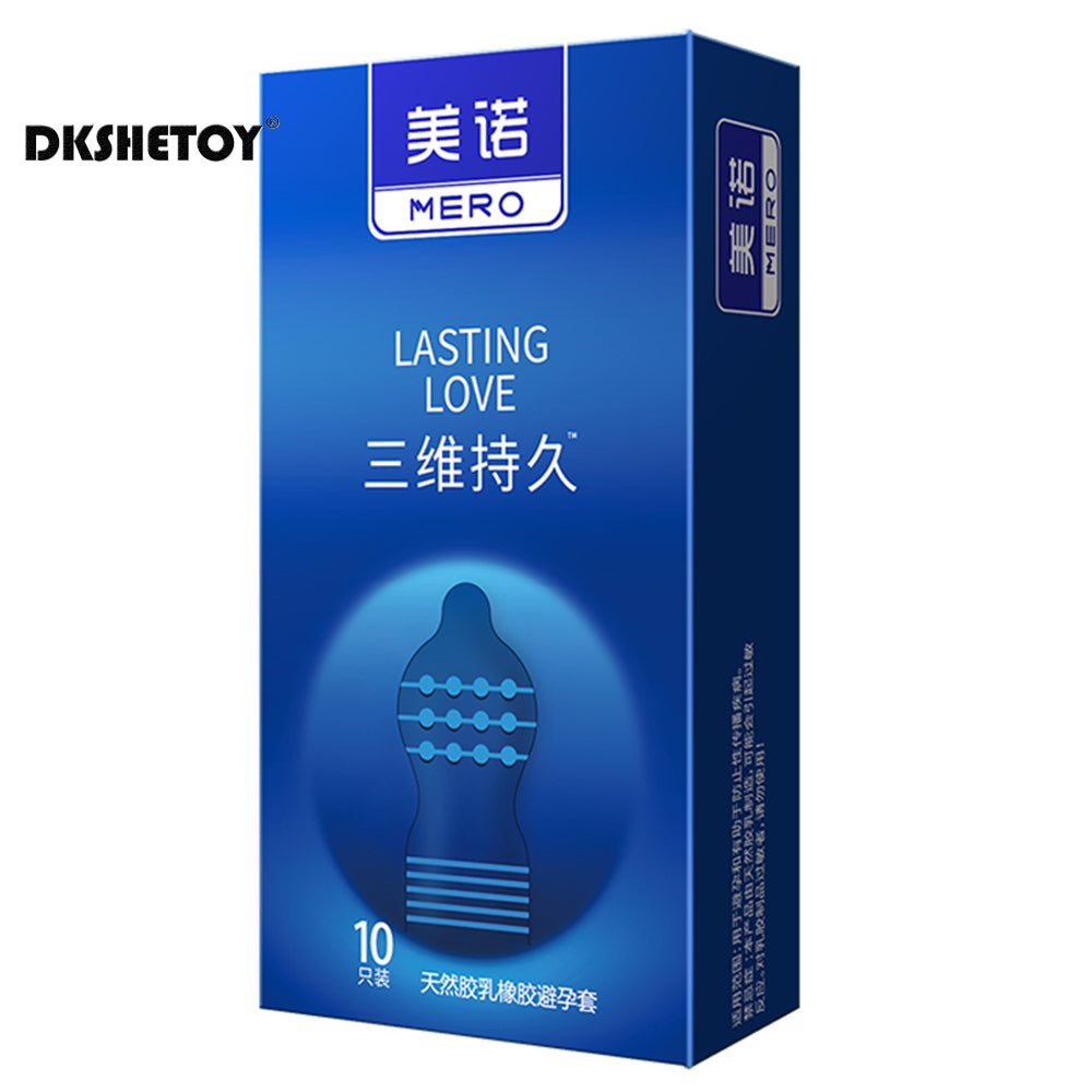 10pcs Spiked Threaded Ultra-Thin Special Condoms Sex Toys For Men 18+ Lubricanted Pussy Stimulation Penis Sleeve Adult Sex Shop