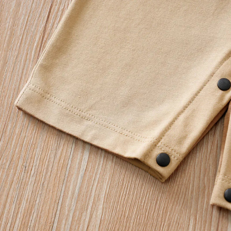 0-18 Baby Bodysuit Gentleman Style Handsome Formal Cotton Comfortable Soft Boys And Girls Summer Short Sleeved Newborn Clothes