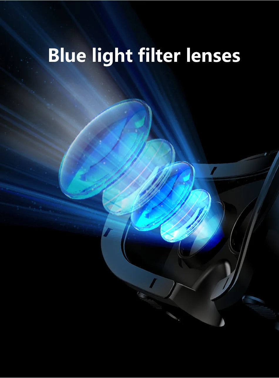 Virtual Reality 3D VR Glasses Headset Smart Helmet Smartphones Mobile Phone Lenses with Headphone Viar Binoculars Goggles Device