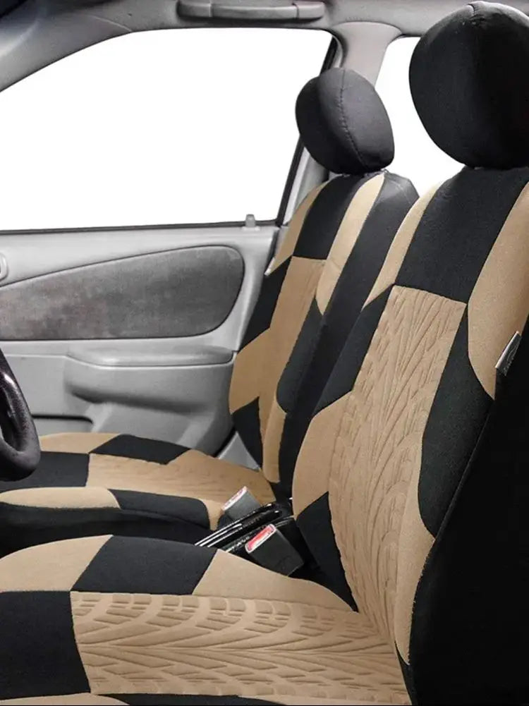 Customized Four Seasons Universal Polyester Full Set Car Seat Covers