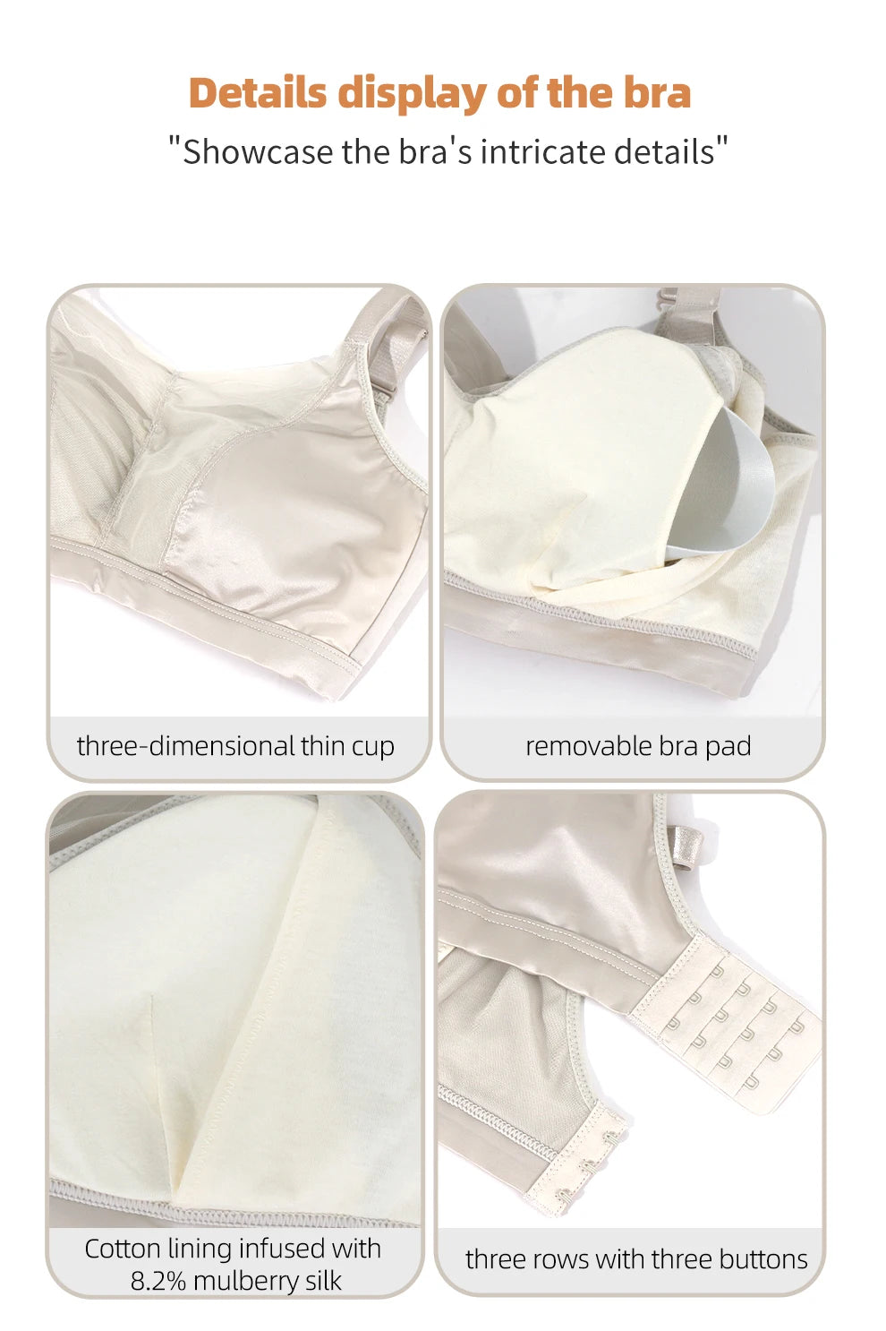 LERVANLA Mastectomy Silicone Boobs Form Underwear 2-In-1 Post-Surgery Bra With Fake Breast For Chest Prosthesis Enhancement