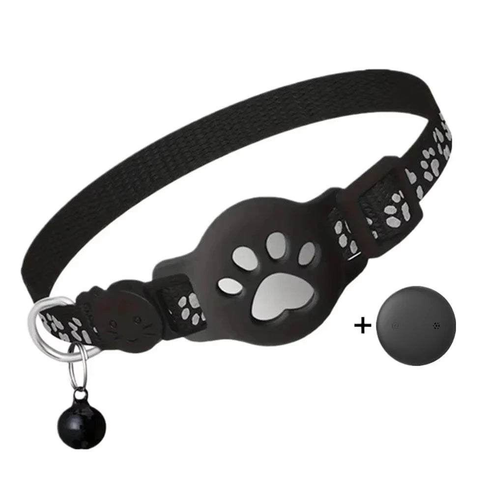 Smart GPS Tracker Collar for Cat Dog Real Time Anti-Lost Waterproof Pet Locator Adjustable Safety Buckle Reflective