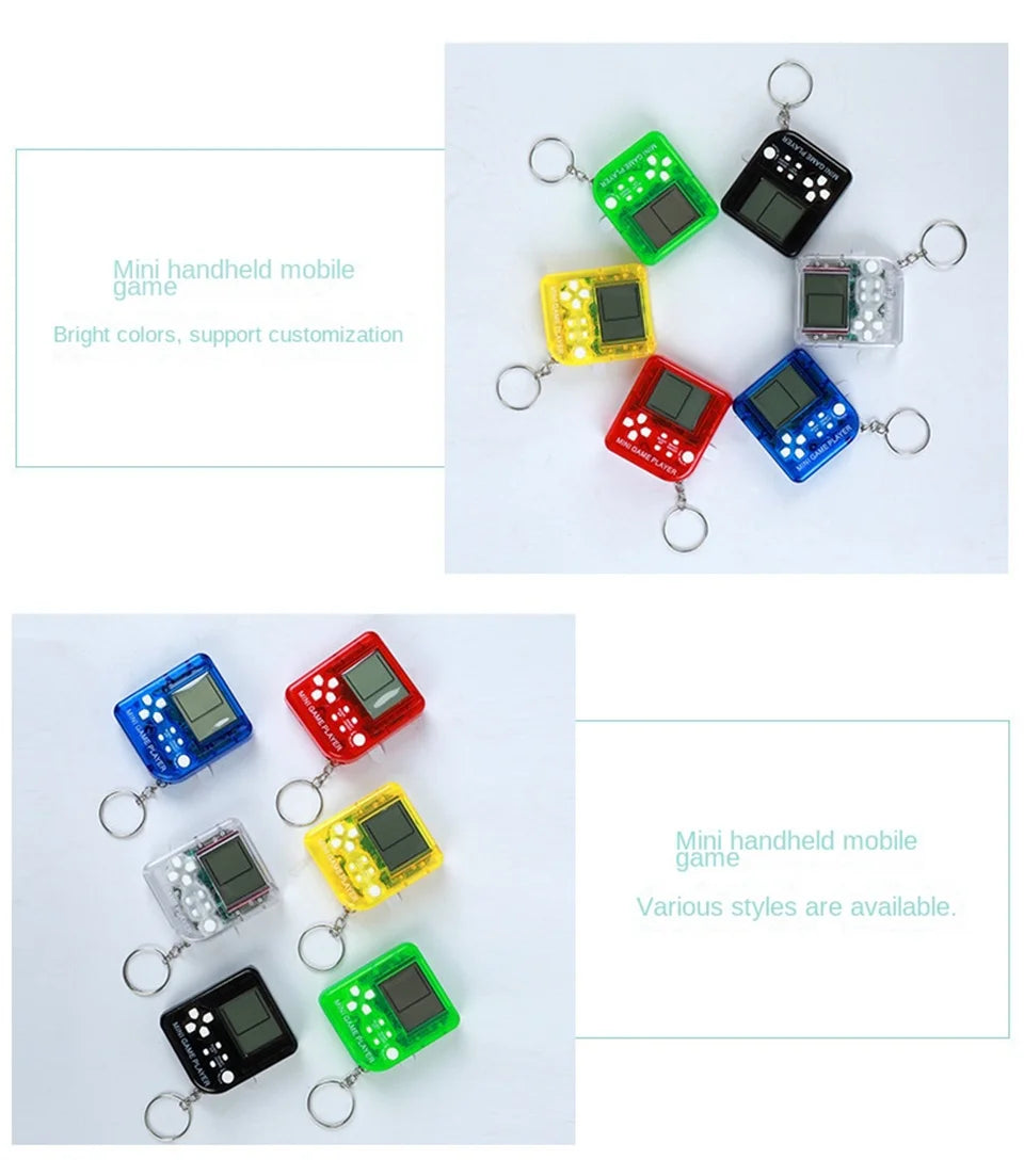 GAMINJA Retro Mini Handheld Game Players Classic Electronic Games Hand Held Console Game Child Puzzle Gaming Console Toys Gift