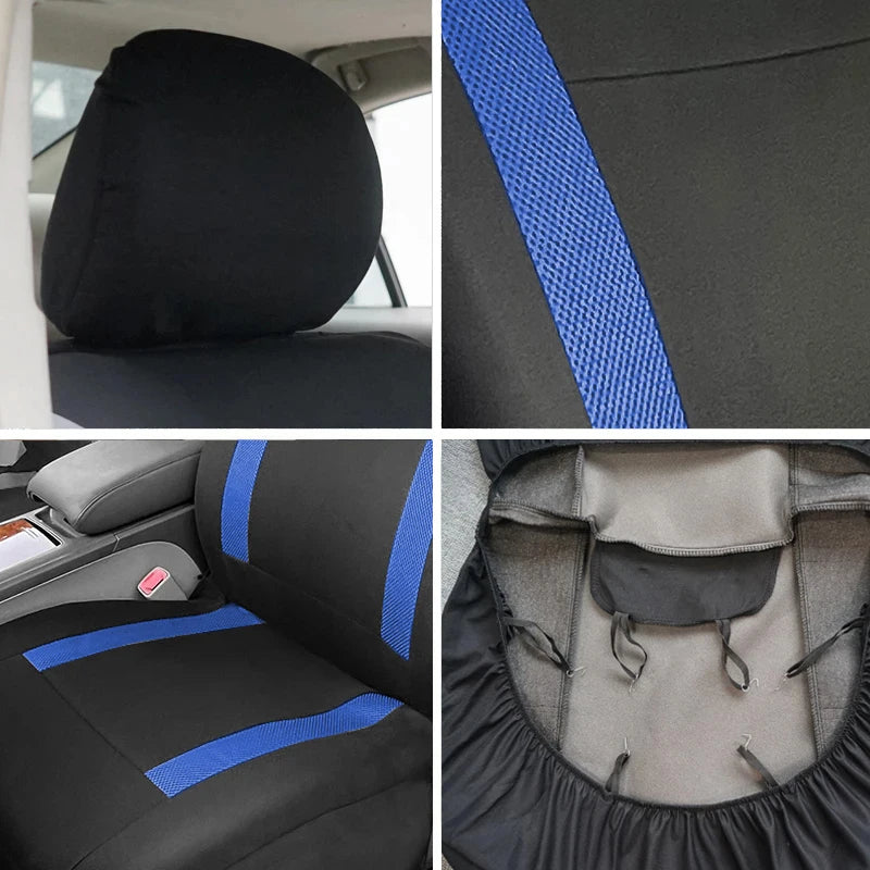 Universal Breathable Car Seat Covers Air Mesh Fabric Splicing With Polyester Fabric Fit For Most Car Suv Accessories Interior