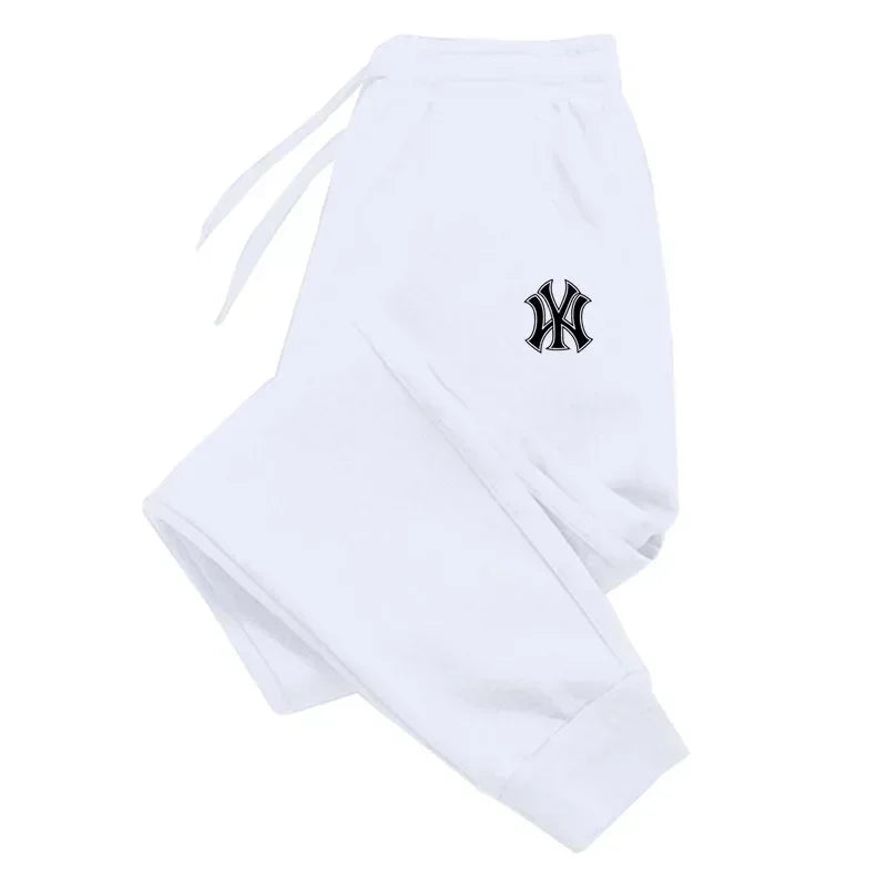 Men's Autumn Winter Jogging Pants Fleece Lined Sweatpants Casual Cotton Running Trousers Breathable Fitness Gym Sportswear