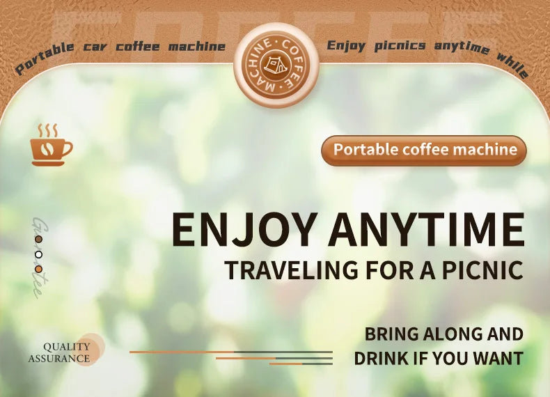Electric Portable Coffee Maker Capsule Grind-and-Brew Compatible with Ground Coffee K-Cup Pods Single Cup Coffee Maker