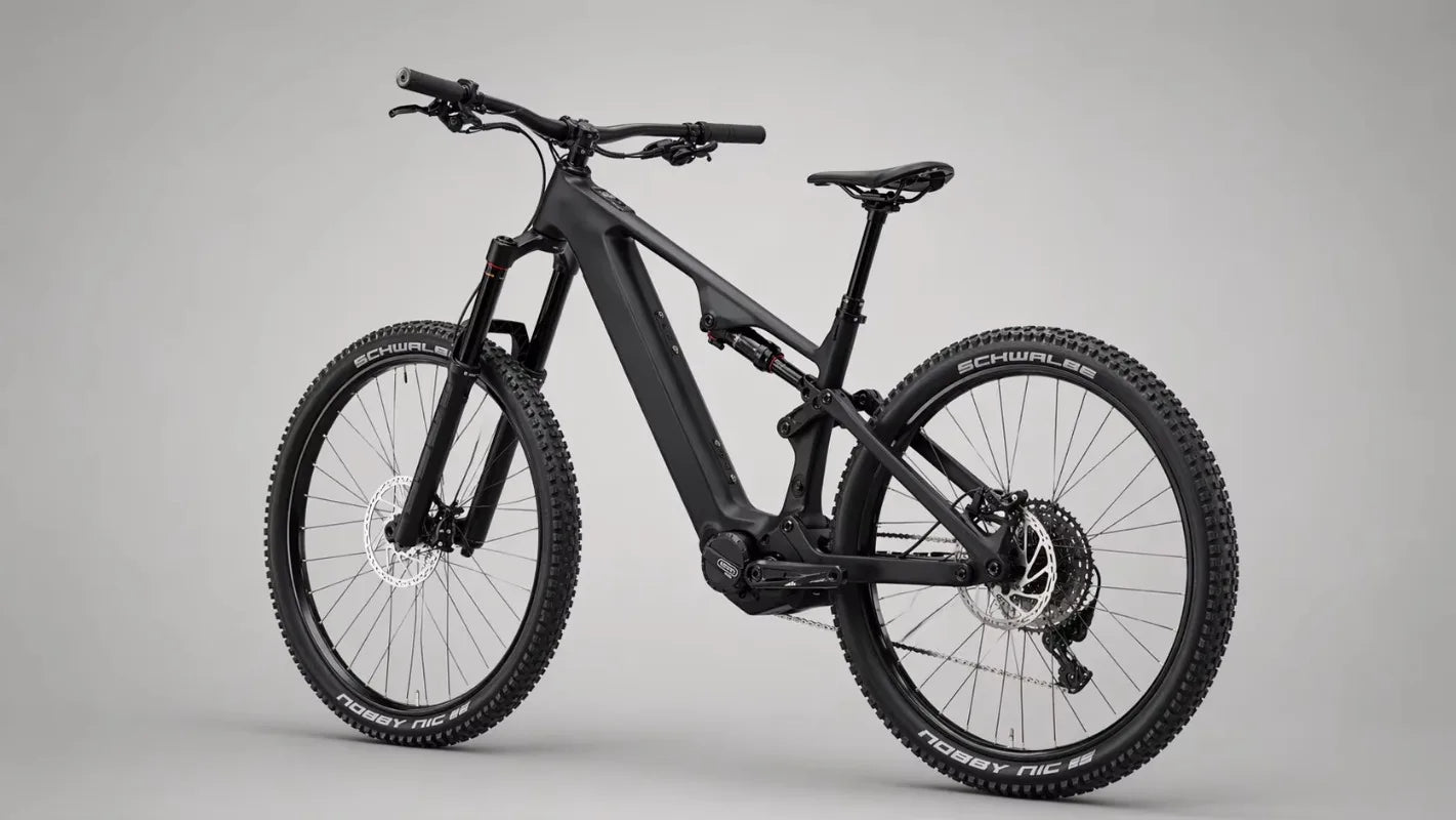 Carbon Fiber Full Suspension Electric Mountain Bike 29er M560 Mid Drive