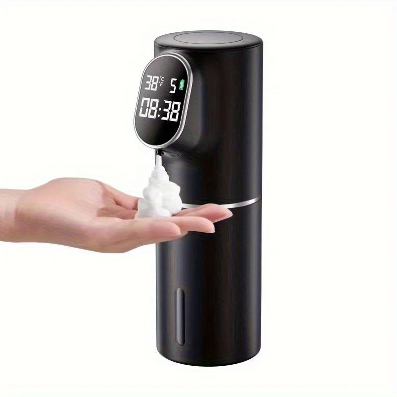 Automatic Foam Soap Dispenser with LED Display - 2-in-1 USB Charging Wall & Desktop Use Dispenser Sabao Automatico