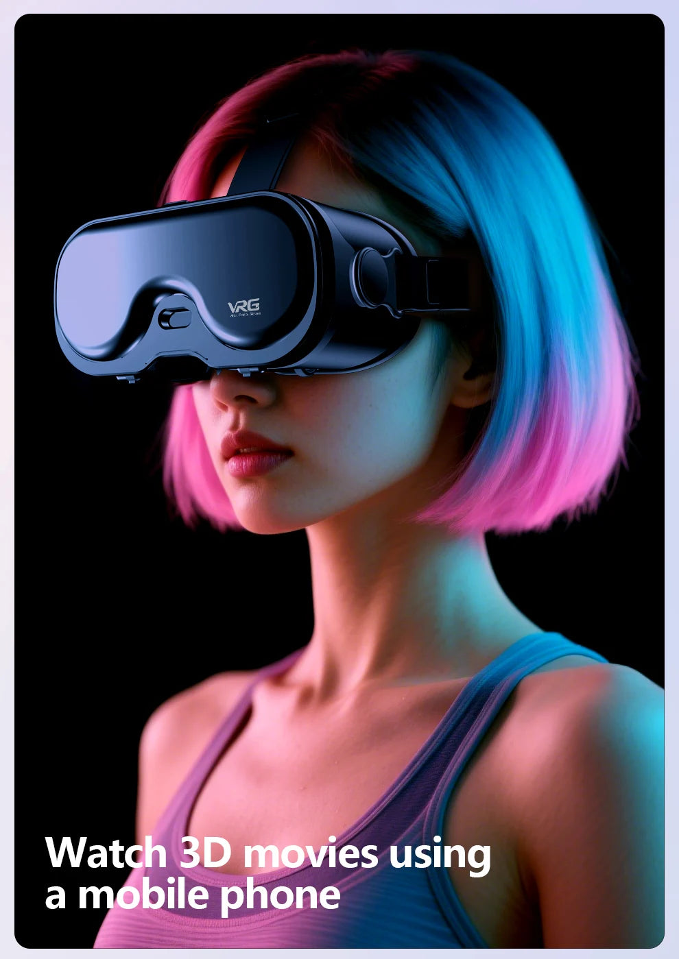 Cell Phone Virtual Reality 3D VR Glasses Helmet Headset Devices Lenses Goggle Smart Smartphone Mobile Realidade Game Viewer Viar