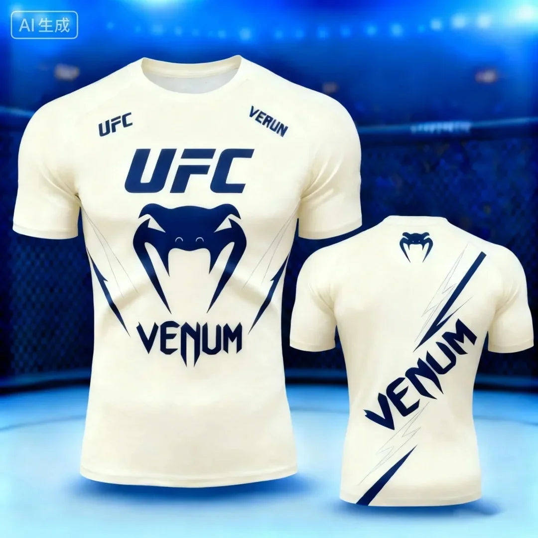 Remera Deportiva Hombre - Secado Rápido Estilo UFC