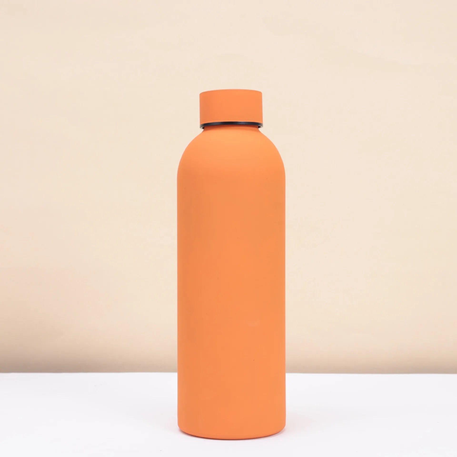 500ml Insulated Bottle Solid Color 304 Stainless Steel Jug with Lid Large Capacity Ice Coffee Cup Portable for Driving Travel
