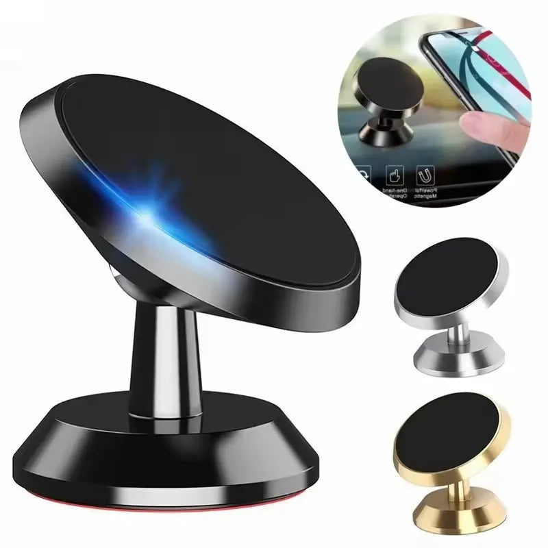 Magnetic Phone Car Holder Stand Universal Magnetic Mount Bracket Stick on Car Dashboard Wall for iPhone Samsung Xiaomi Huawei
