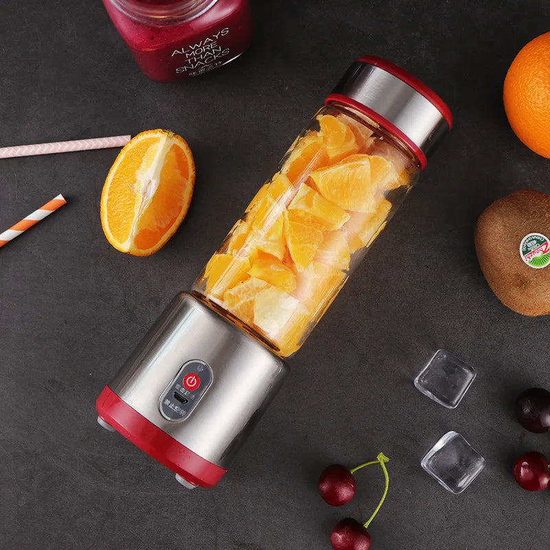 USB Rechargeable Electric Juicer Blender Fruit Mixers Juicers Fruit Extractors Food Milkshake Multifunction Juice Maker Machine