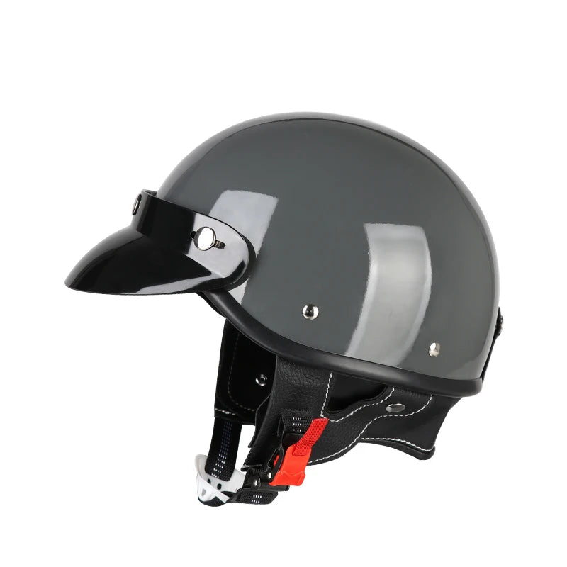 Classic retro couple half helmet, bicycle/electric bicycle/motorcycle helmet half helmet Christmas gift present