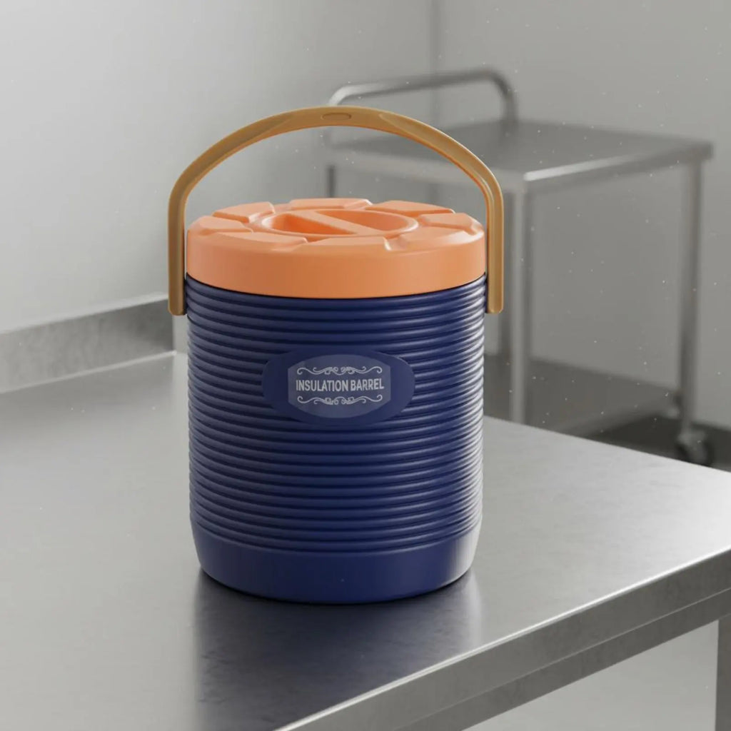 Stainless Steel Insulated Container Long-Lasting & Sturdy Large Capacity Thermal Jug Insulated Beverage Dispenser Leak-Resistant