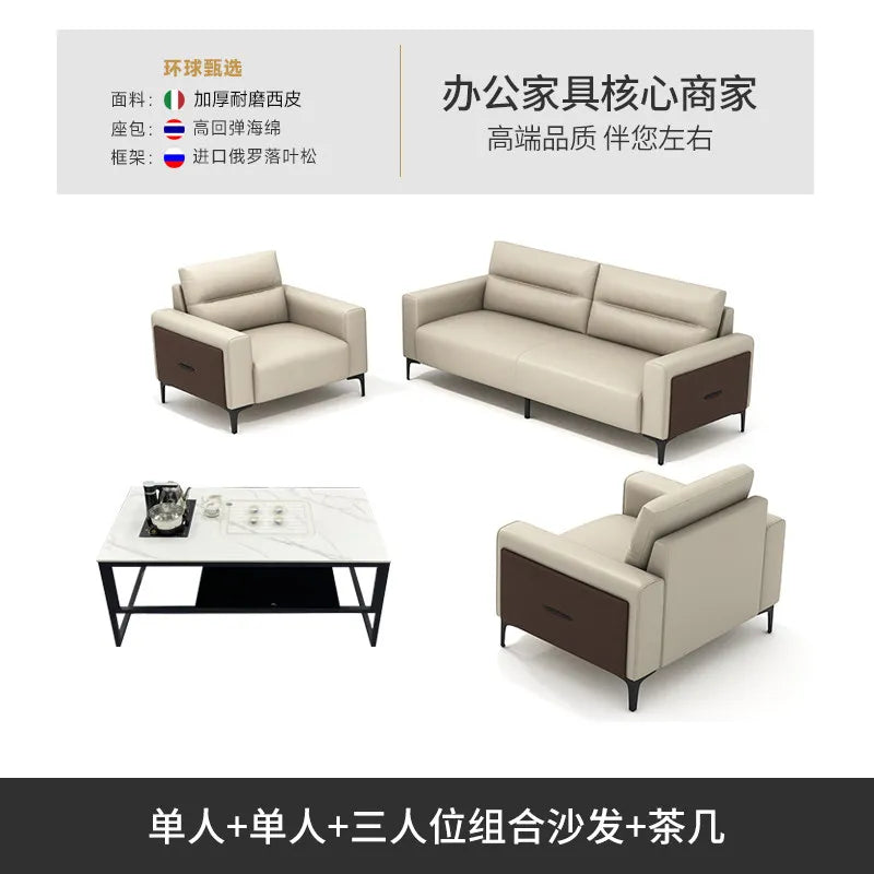 CZ Office Simple Modern Fashion General Manager Desk High-end Executive Desk Manager Office Desk and Chair Set