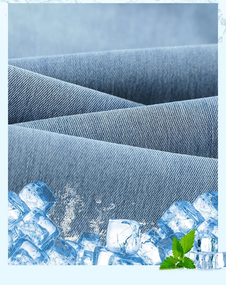 Women's High Waist Lace Stitching Beaded Wide Leg Jeans Summer Stretch Floor Length Pants