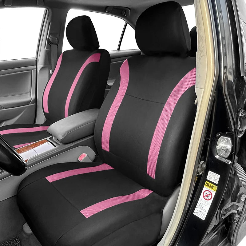 Universal Breathable Car Seat Covers Air Mesh Fabric Splicing With Polyester Fabric Fit For Most Car Suv Accessories Interior
