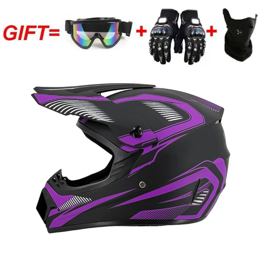 Casco Integral Moto Todoterreno | Downhill y Cross - ¡Incluye 3 Regalos!