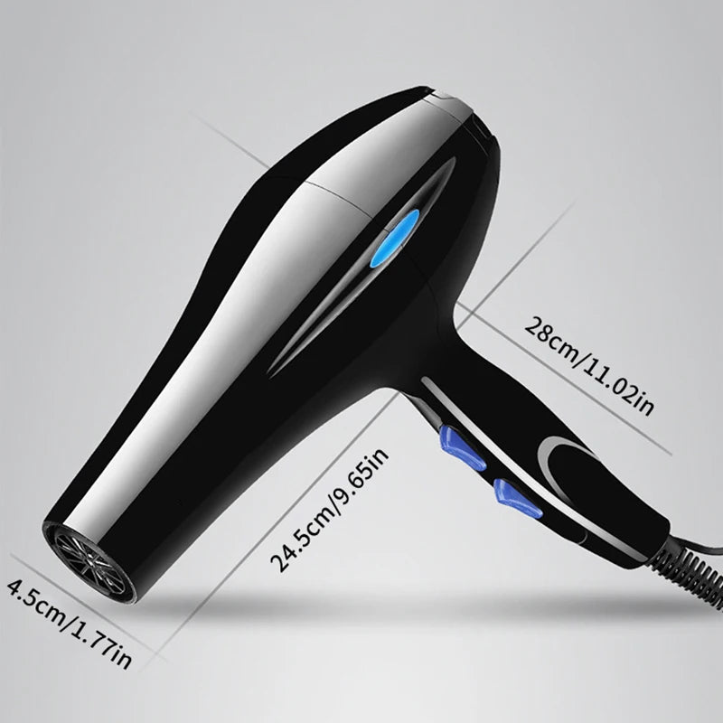 Hair Dryer 1800W Professional Powerful Hair Dryer Fast Heating Hot And Cold Adjustment Ionic Air Blow Dryer with Air Collecting