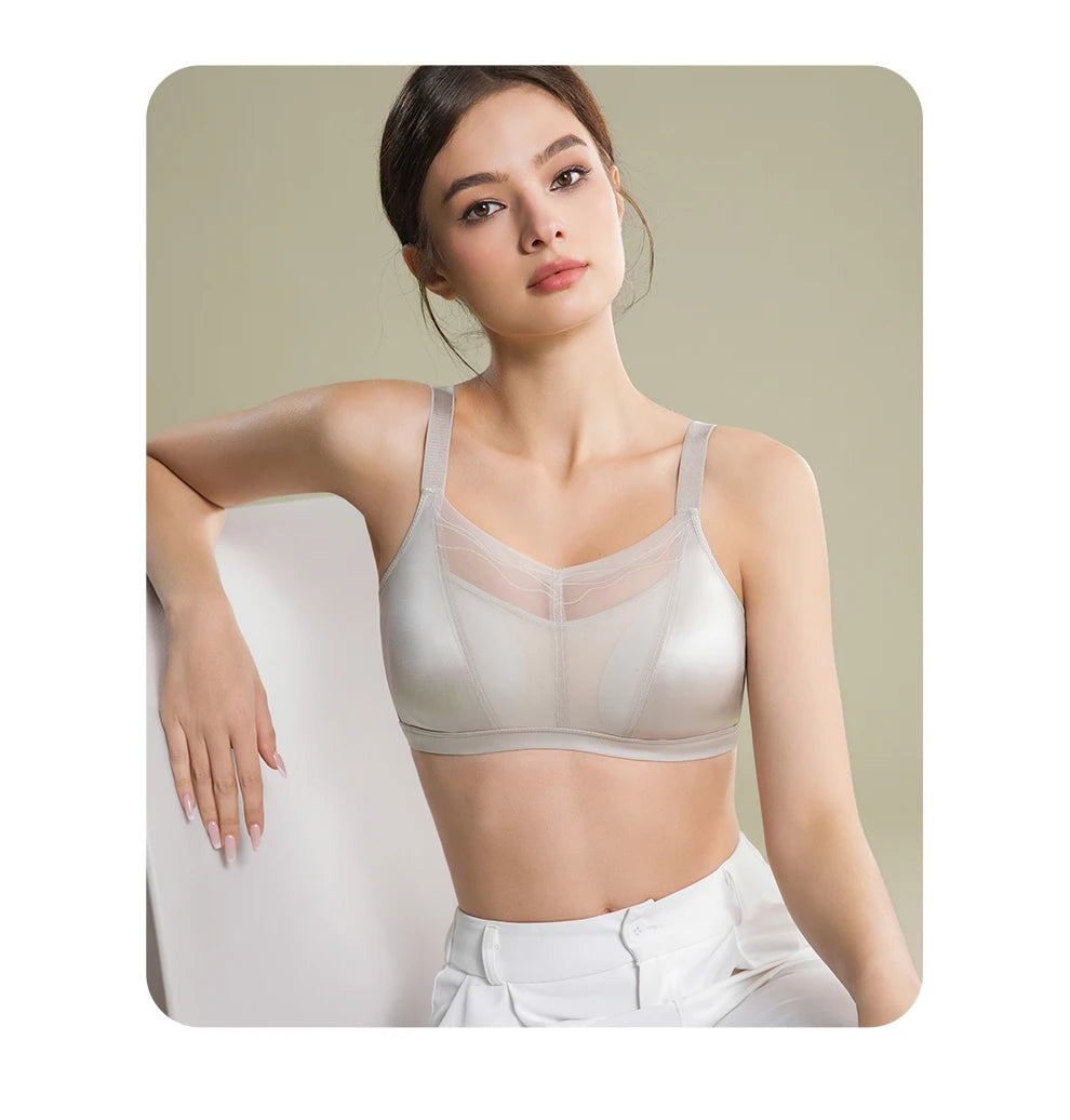 LERVANLA Mastectomy Silicone Boobs Form Underwear 2-In-1 Post-Surgery Bra With Fake Breast For Chest Prosthesis Enhancement