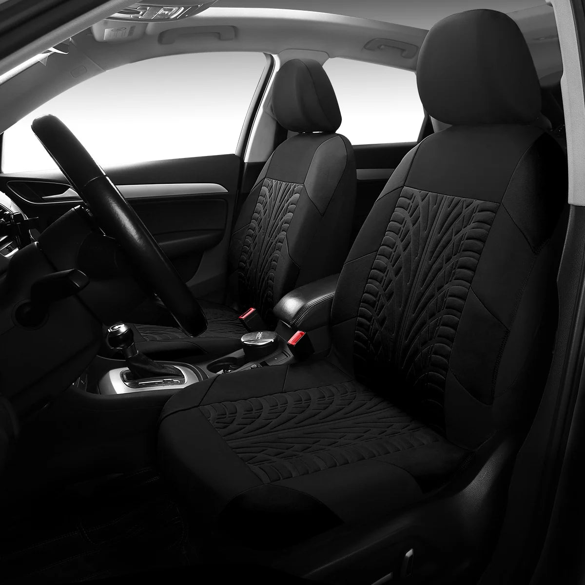 Customized Four Seasons Universal Polyester Full Set Car Seat Covers