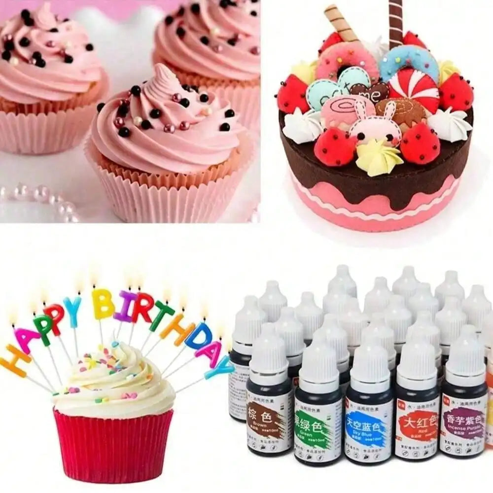 Coloring, Macaron Cream Frosting, Coloring, Baking Ingredients, Liquid Cake Coloring, Baking Decorating Tools, Cake Toppers