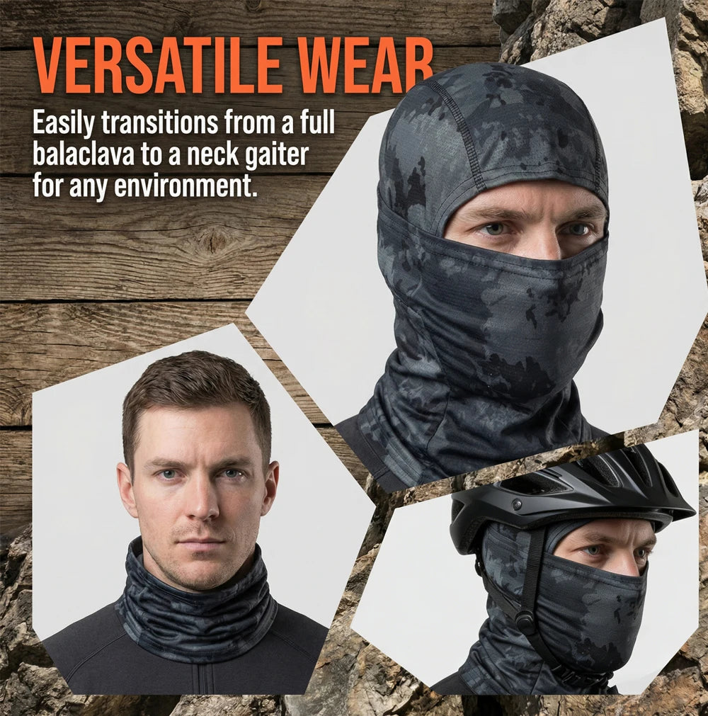 Summer Men's Women's Elastic Breathable Balaclava Hat Sunscreen Cycling Full Face Mask Scarf For Hiking Fishing Skiing