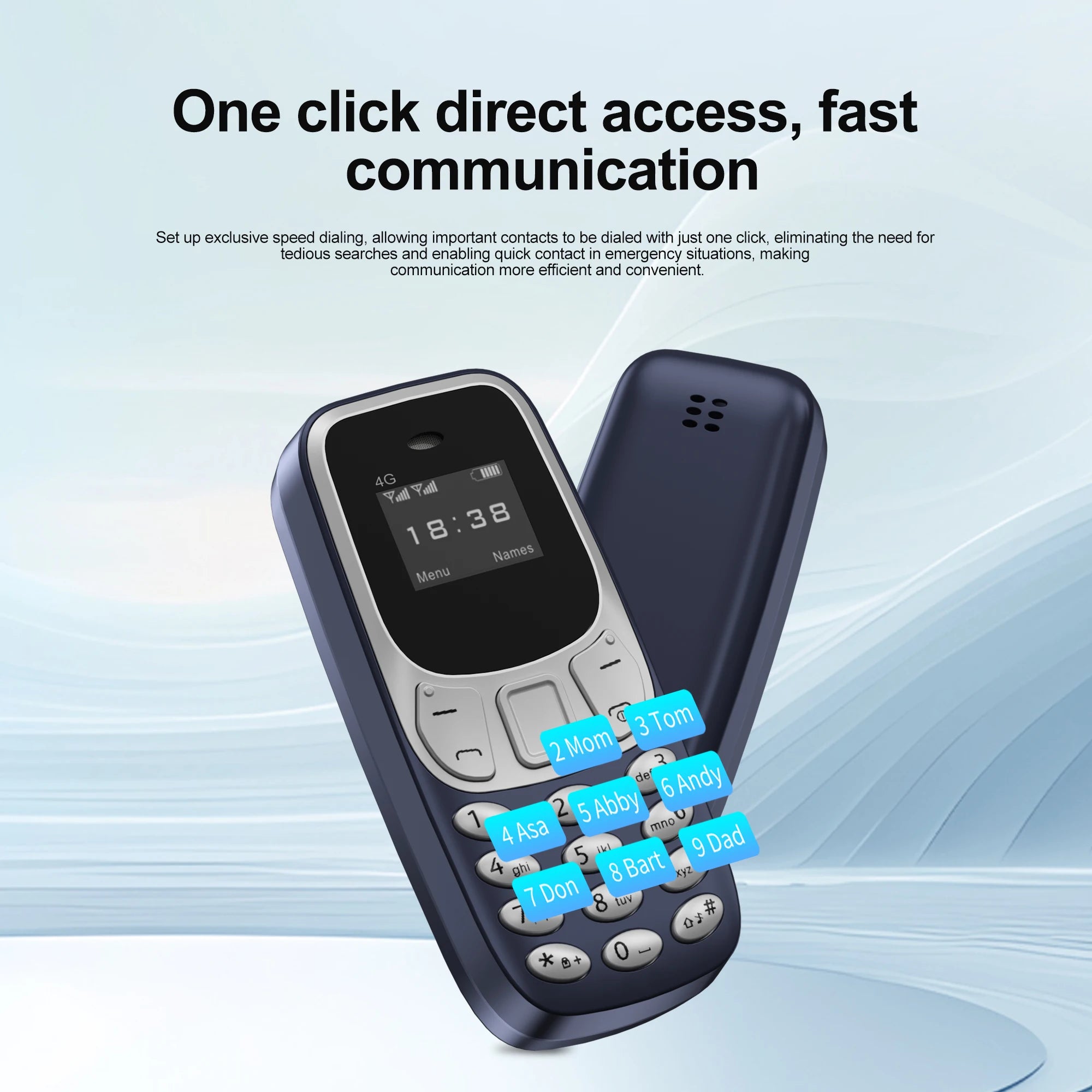 SERVO BM10 LTE 4G Mini Mobile Phone Dual SIM Standby Call Recording Speed Dial Blacklist Alarm Clock Small Feature Backup Phones