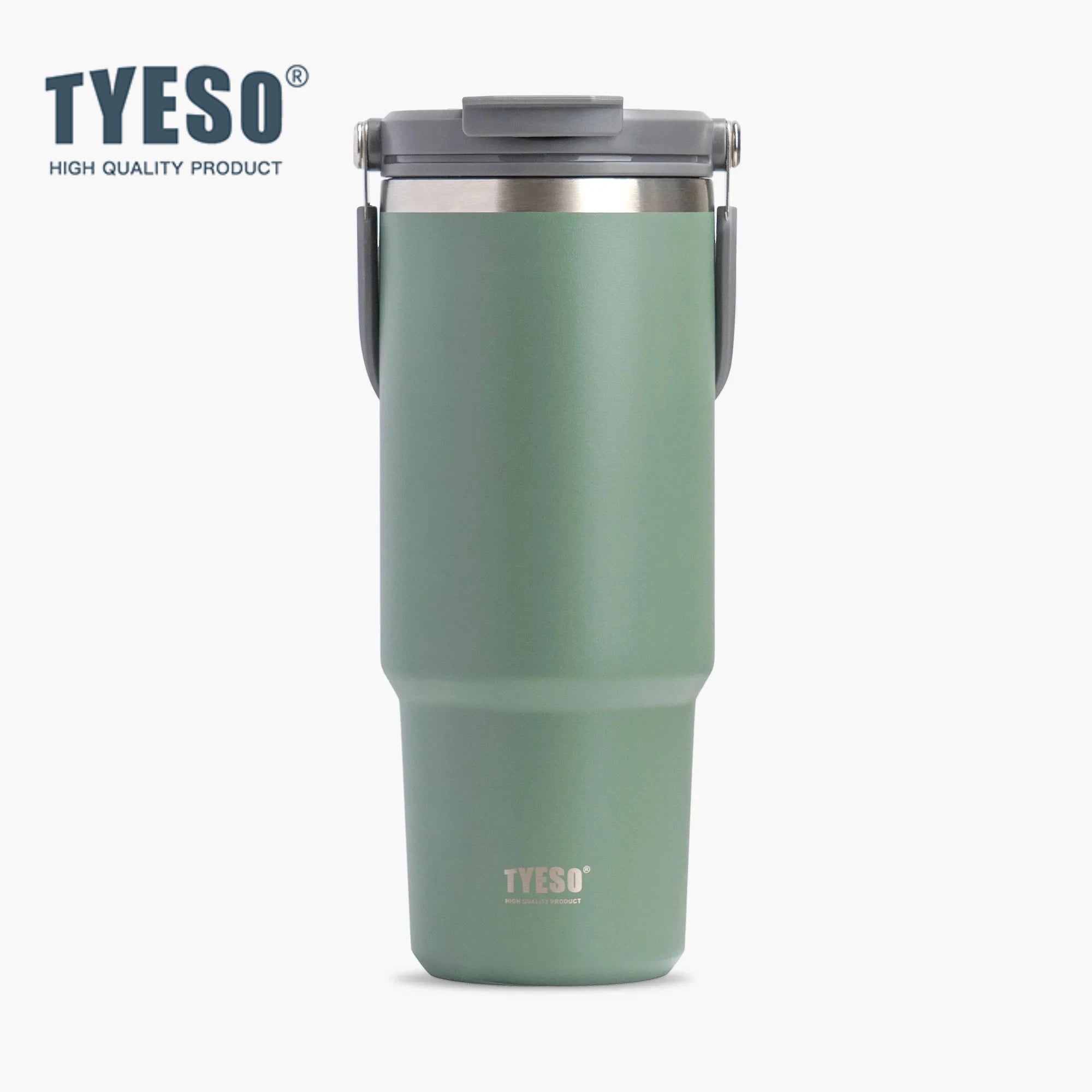 Tyeso 900ML Travel Mug Stainless Steel Coffee Cup Cold Hot Double-layer Insulated Cup Tumbler Thermo Water Bottle Car Vacuum Cup