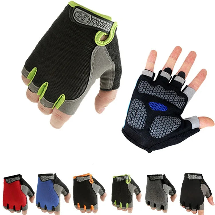 Guantes de Gym Sin Dedos – Fitness Ciclismo Antideslizante Unisex