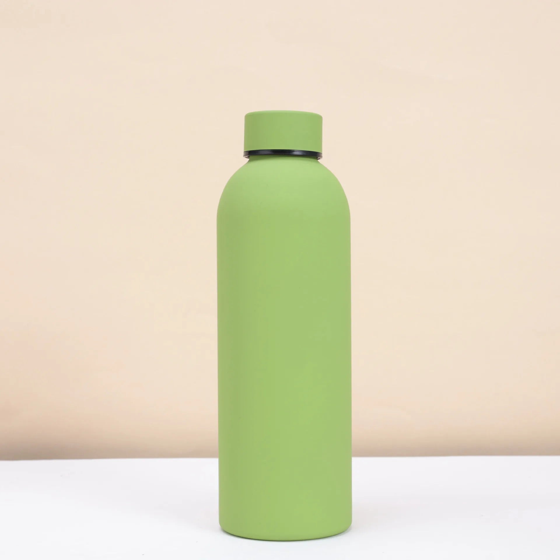 500ml Insulated Bottle Solid Color 304 Stainless Steel Jug with Lid Large Capacity Ice Coffee Cup Portable for Driving Travel