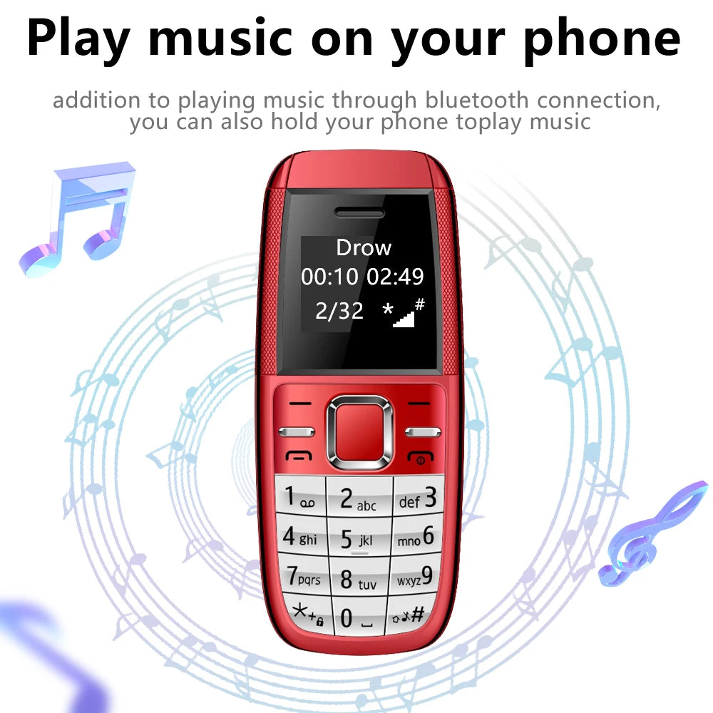 SERVO BM200 Button Mini Mobile Phone 2G GSM 2 SIM Standby Bluetooth Dialing Magic Voice Smallest Backup Cellphones Blacklist