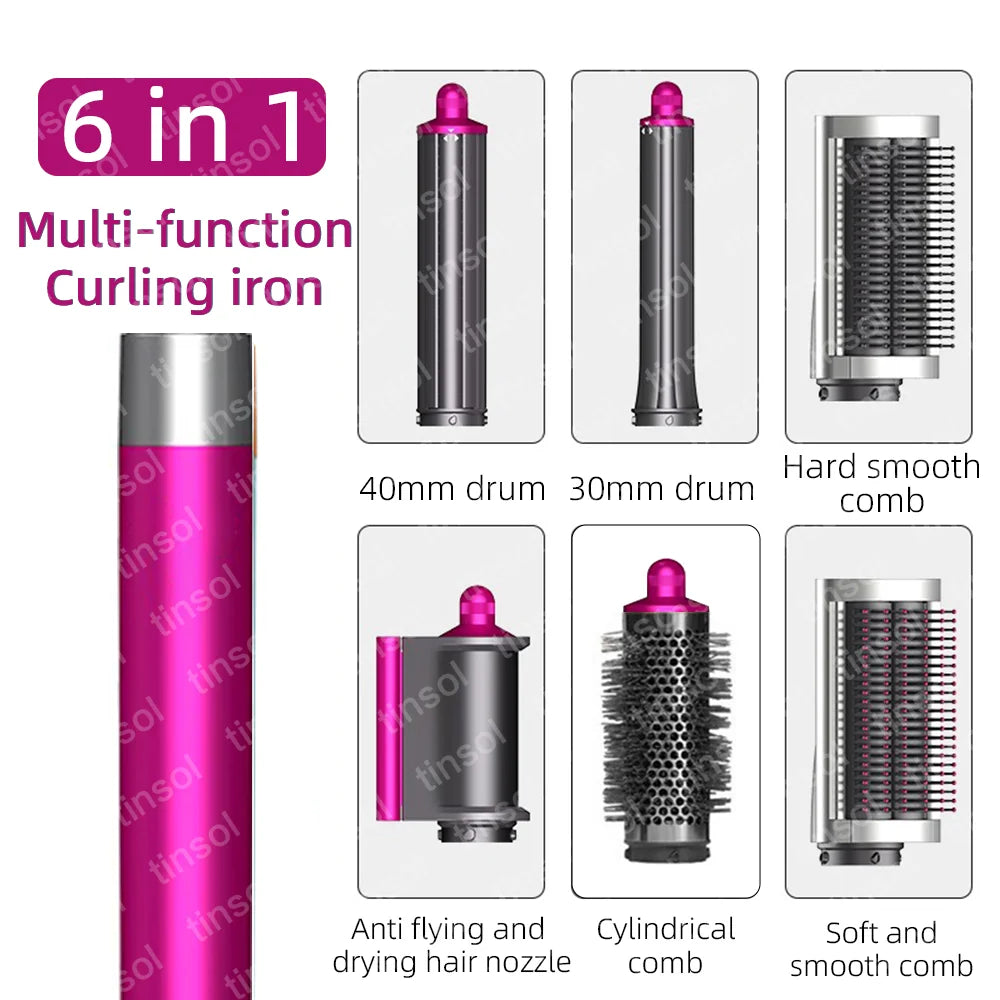 TINSOL 7-in-1 Air Styling Hair Dryer, 110,000 RPM High-Speed Hair Care, Ionic Hair Dryer, Automatic Curling Set