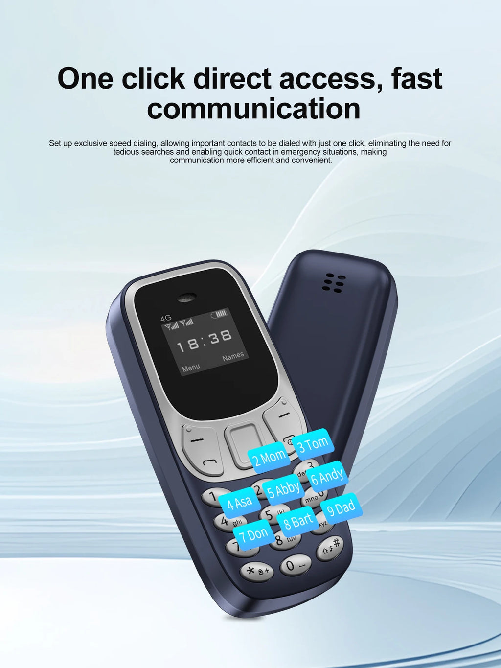 SERVO BM10 LTE 4G Mini Mobile Phone Dual SIM Standby Call Recording Speed Dial Blacklist Alarm Clock Small Feature Backup Phones
