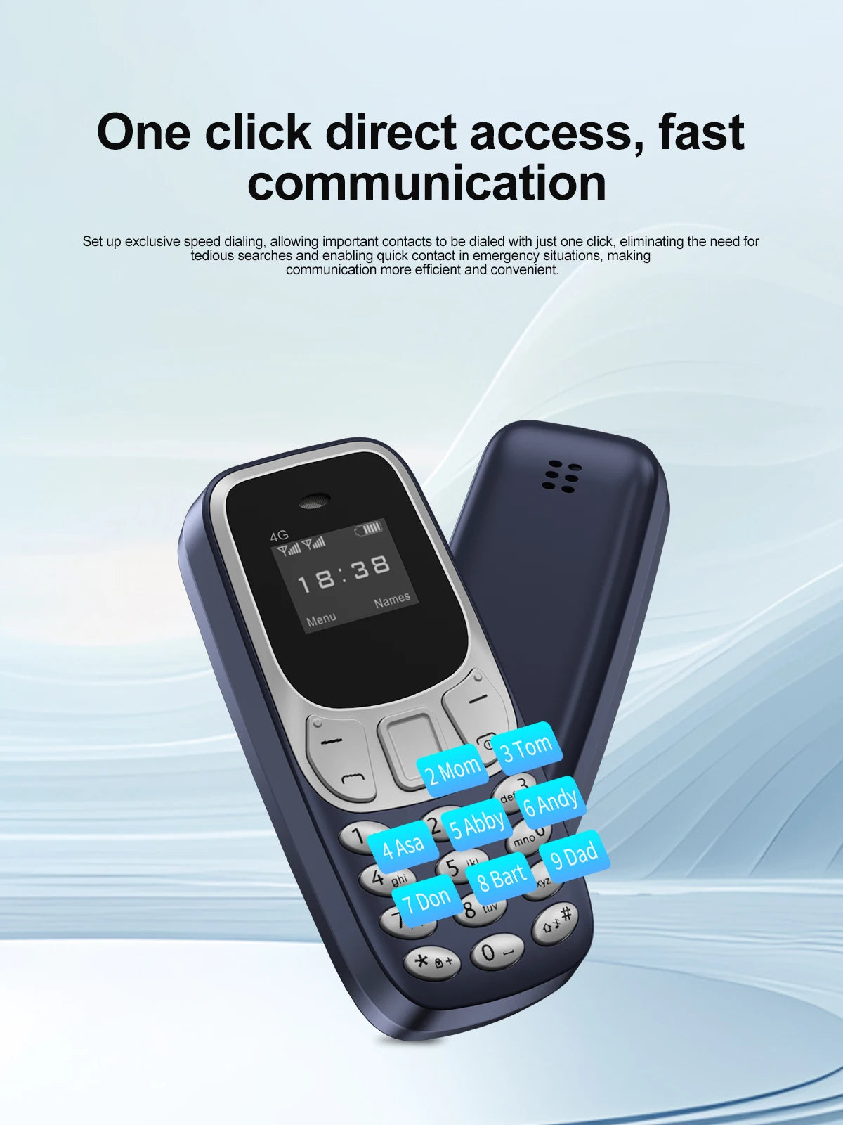 SERVO BM10 LTE 4G Mini Mobile Phone Dual SIM Standby Call Recording Speed Dial Blacklist Alarm Clock Small Feature Backup Phones