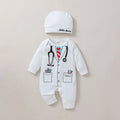 2Pcs Baby Boys/Girls All Seasons Long Sleeve Cute For Newborn 0-1Y Romper Unisex Jumpsuit O-neck Daily Wear Clothes