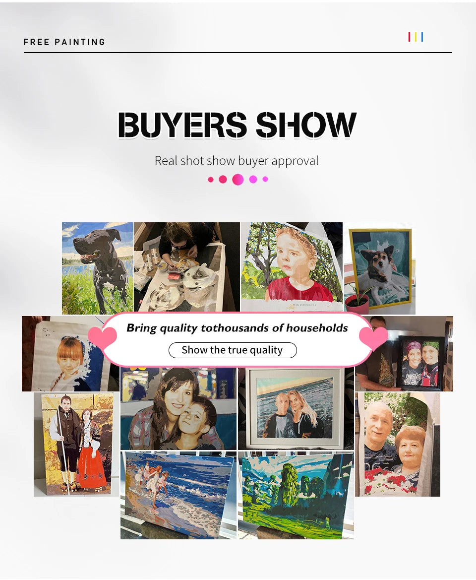 Painting By Numbers Dropshipping Personality Photo Customized DIY Picture Drawing Coloring by Numbers Acrylic Cat Adult No Frame