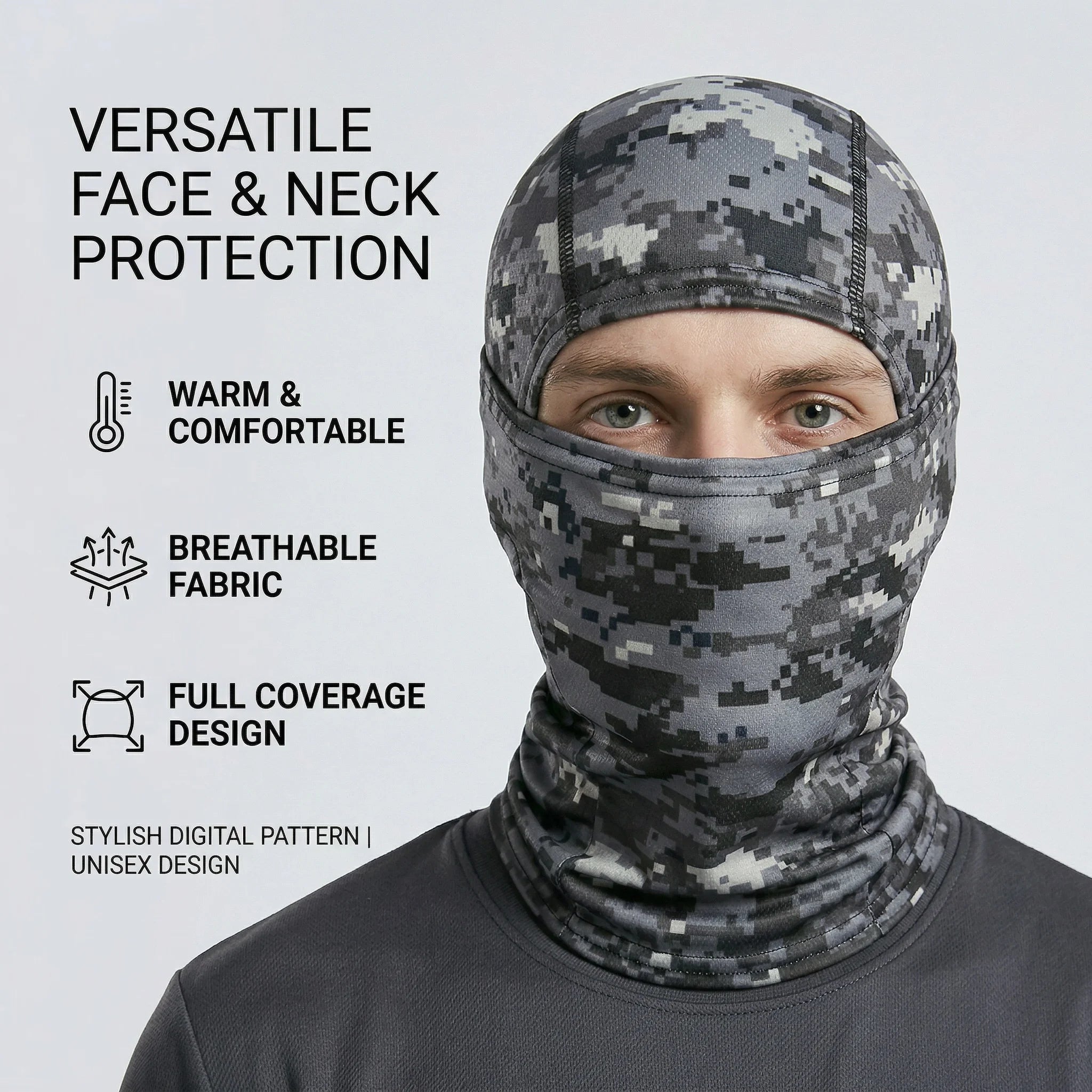 Máscara Balaclava UV Unisex - Protección Solar Deportiva