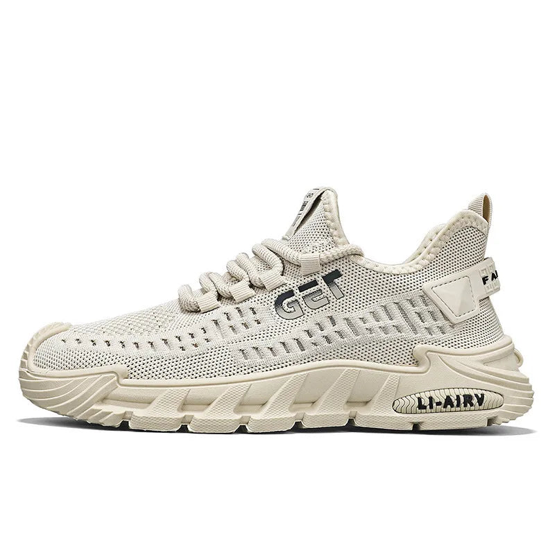 New Men's Sneakers Thick Sole Comfortable Casual Shoes Lightweight Breathable Fashion Running Shoes Luxury Male Tenis Masculino