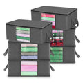 1/3/6PCS Foldable Clothes Storage Bag Large Capacity Blanket Storage Bag Storage Containers for Home Organizing Bedroom Clothing