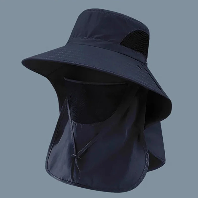 Sombrero con Cubre Nuca UV - Ideal para Pesca y Trekking