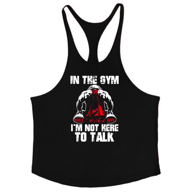Gyms Workout Sleeveless Shirt Stringer Tank Top Men Bodybuilding Clothing Fitness Mens Sportwear Vests Muscle Singlets