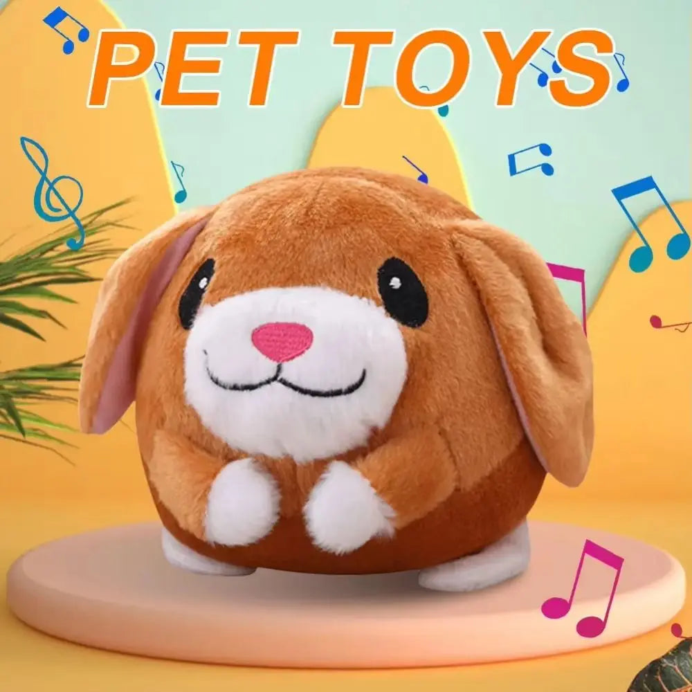 Shake Bouncing Jump Balls Music Vibration USB Rechargeable Electronic Pet Dog Toy Electronic Singing