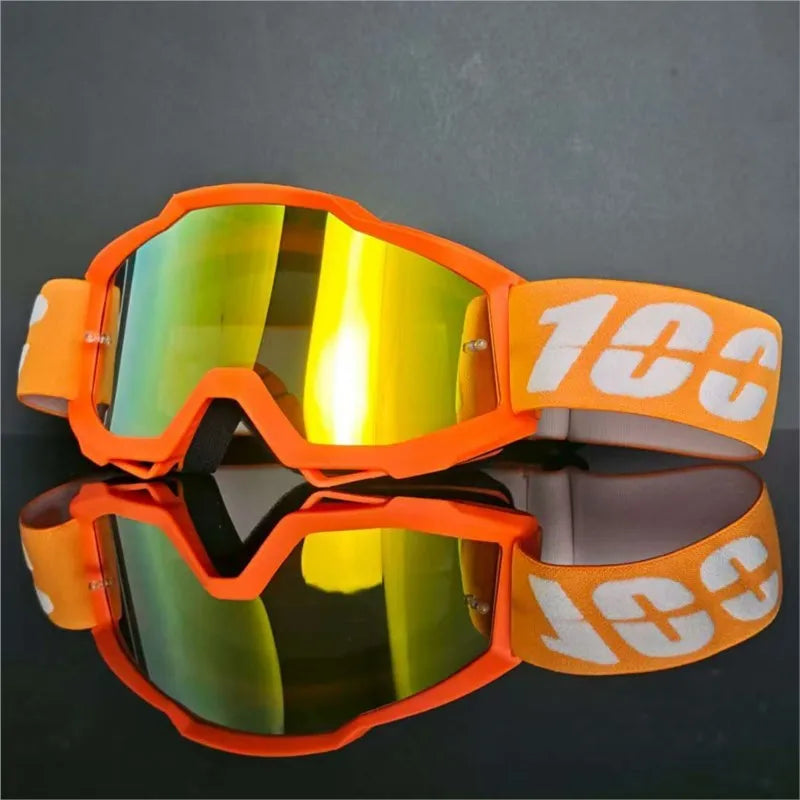 Gafas Motocross Universales – Lente PC Antipolvo y Viento Moto
