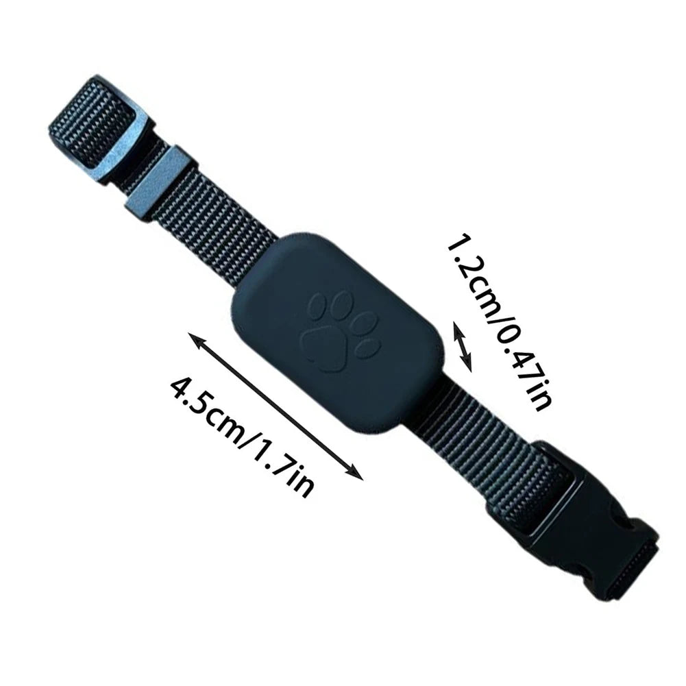 Waterproof Pet GPS Tracker - Dog & Cat Locator, with Adjustable Collar Anti Lost Dogs Real-time Tracking Device for iOS/Android