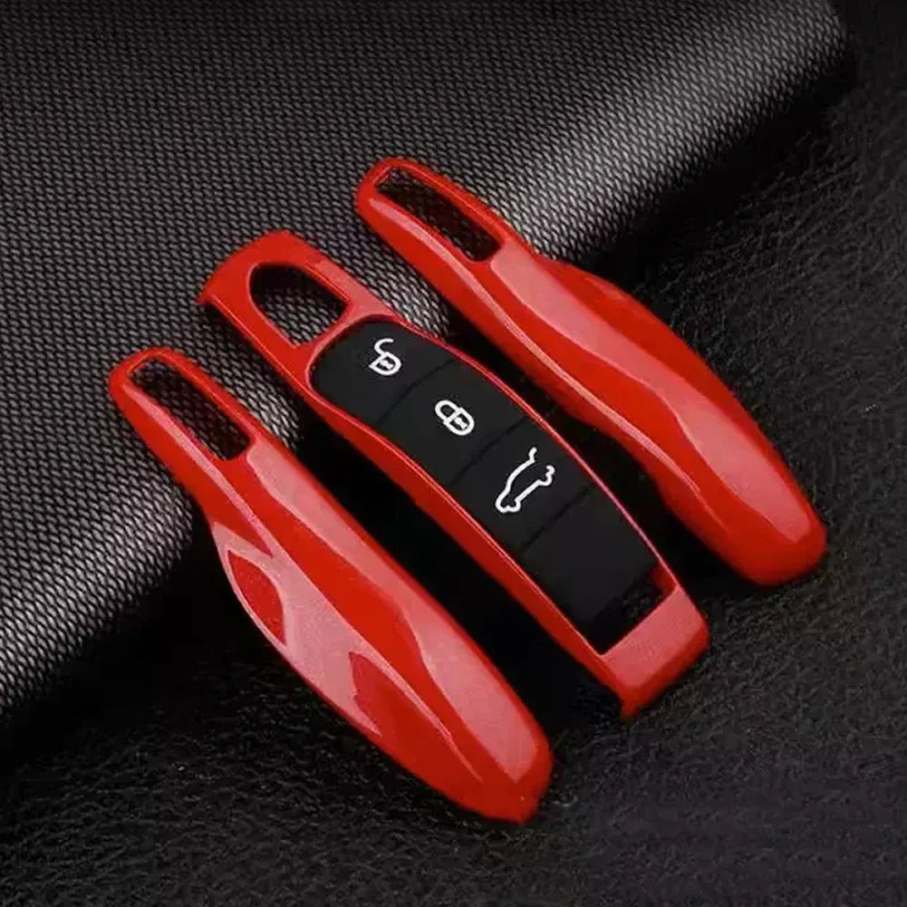 Car Smart Remote Key Case Covers Set Shell For Porsche Panamera Spyder Carrera Macan Boxster Cayman Cayenne 911 970 981 991