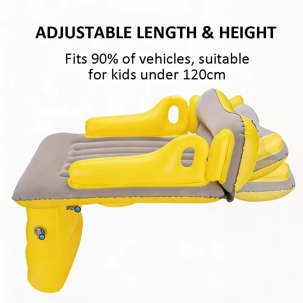 Portable Toddler Airplane Bed For Kid Baby Mattress Air Bed Seat Extender Sleeping Mattress Seat For Travel Car Road Trip